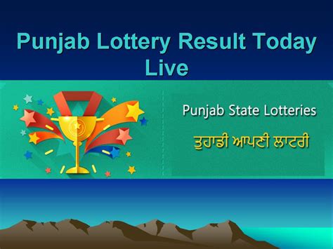 punjablotteries.com live draw result today 8pm|Punjab State Lottery Weekly Result 8 PM Winners List 06.02..
